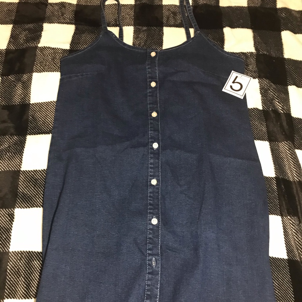 XL Denim button up dress